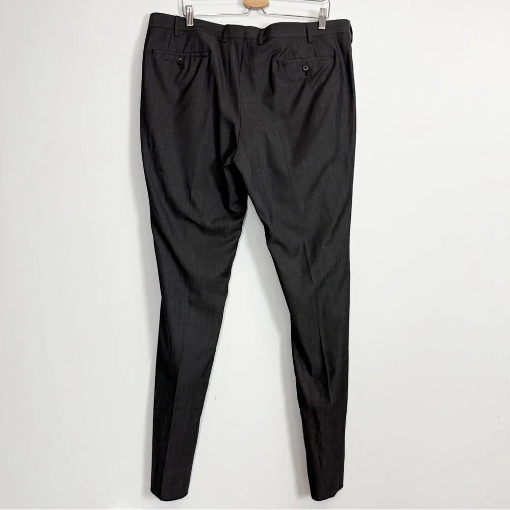 John Varvatos Bedford Dress Pants Mens 39R Gray Wool NWOT NEW